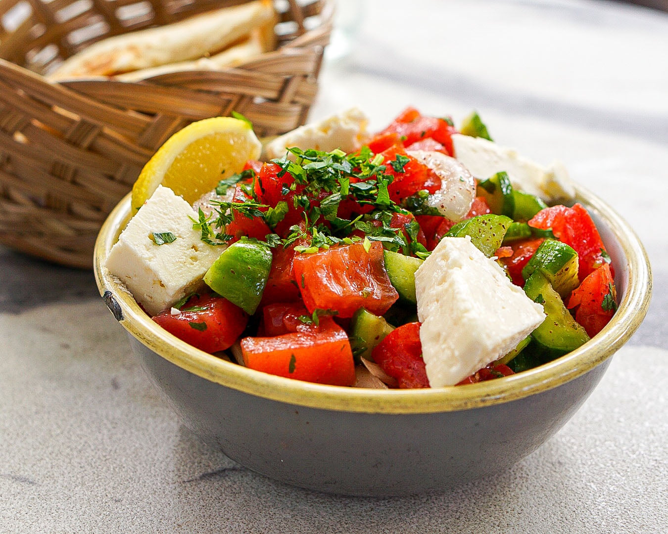 El Turco Salad - The best rainy day takeout