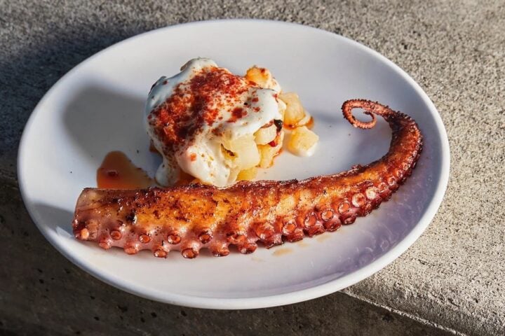 Pulpo a la brasa at Barceloneta in Sunset Harbour, Miami Beach
