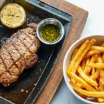 Loretta and the Butcher - Striploin and Fries