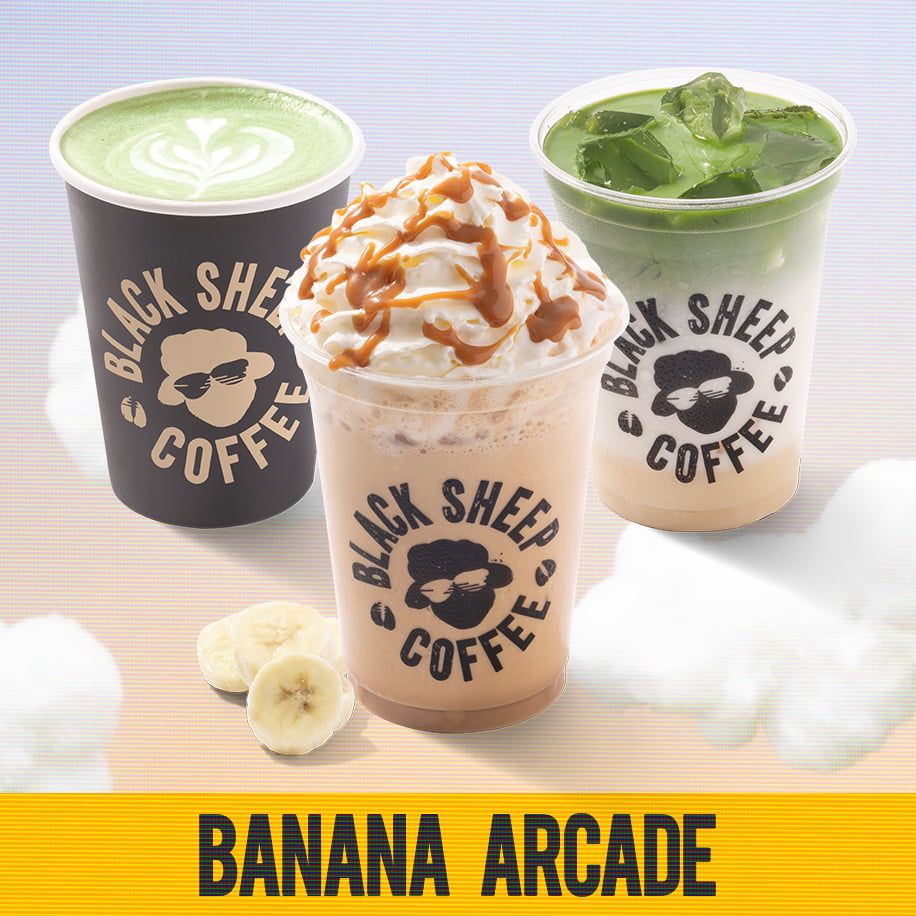 Black Sheep Coffee Banana Arcade spring menu