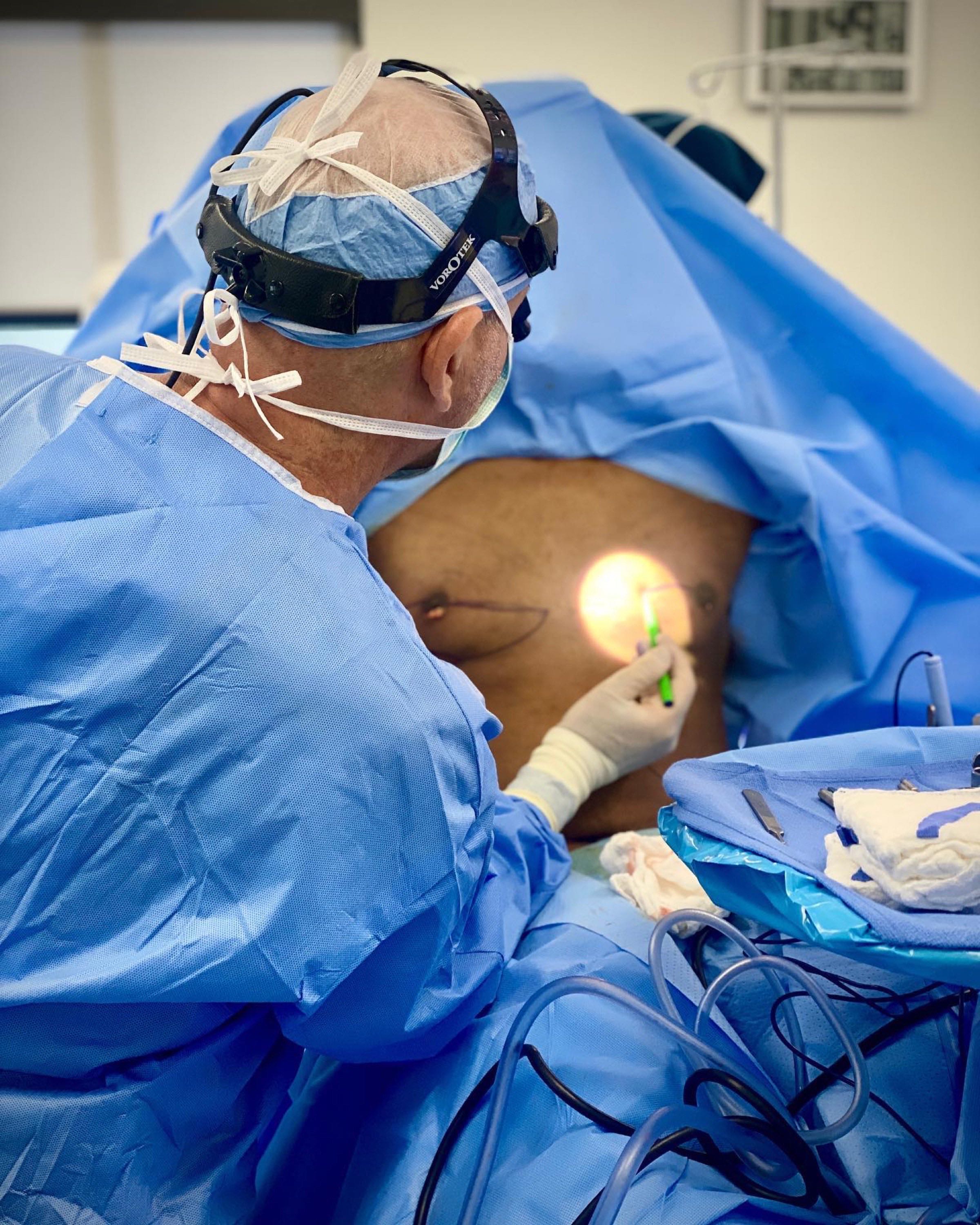 Gynecomastia consultation at Dr. Roudner's Miami office