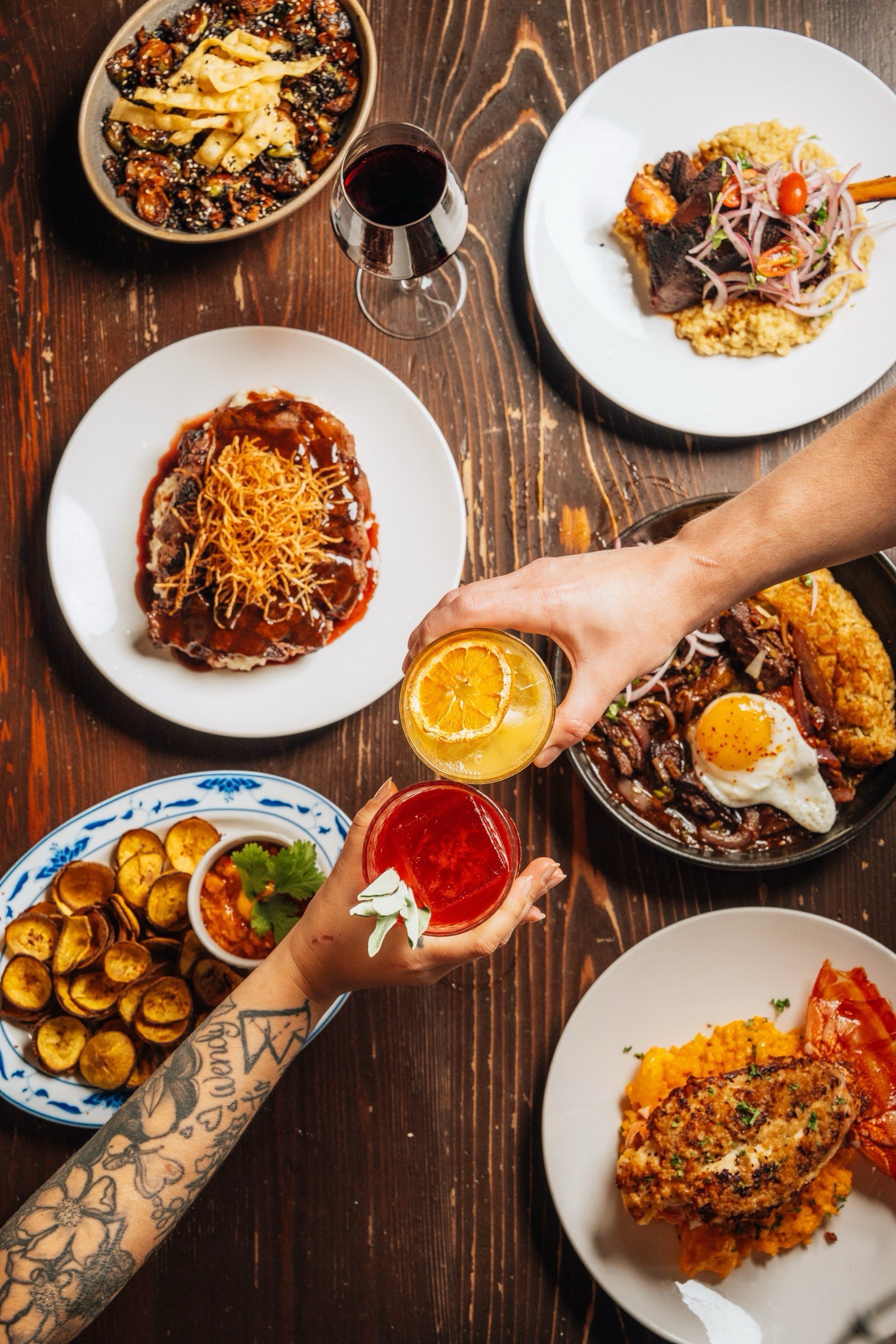 Finka Table & Tap spread