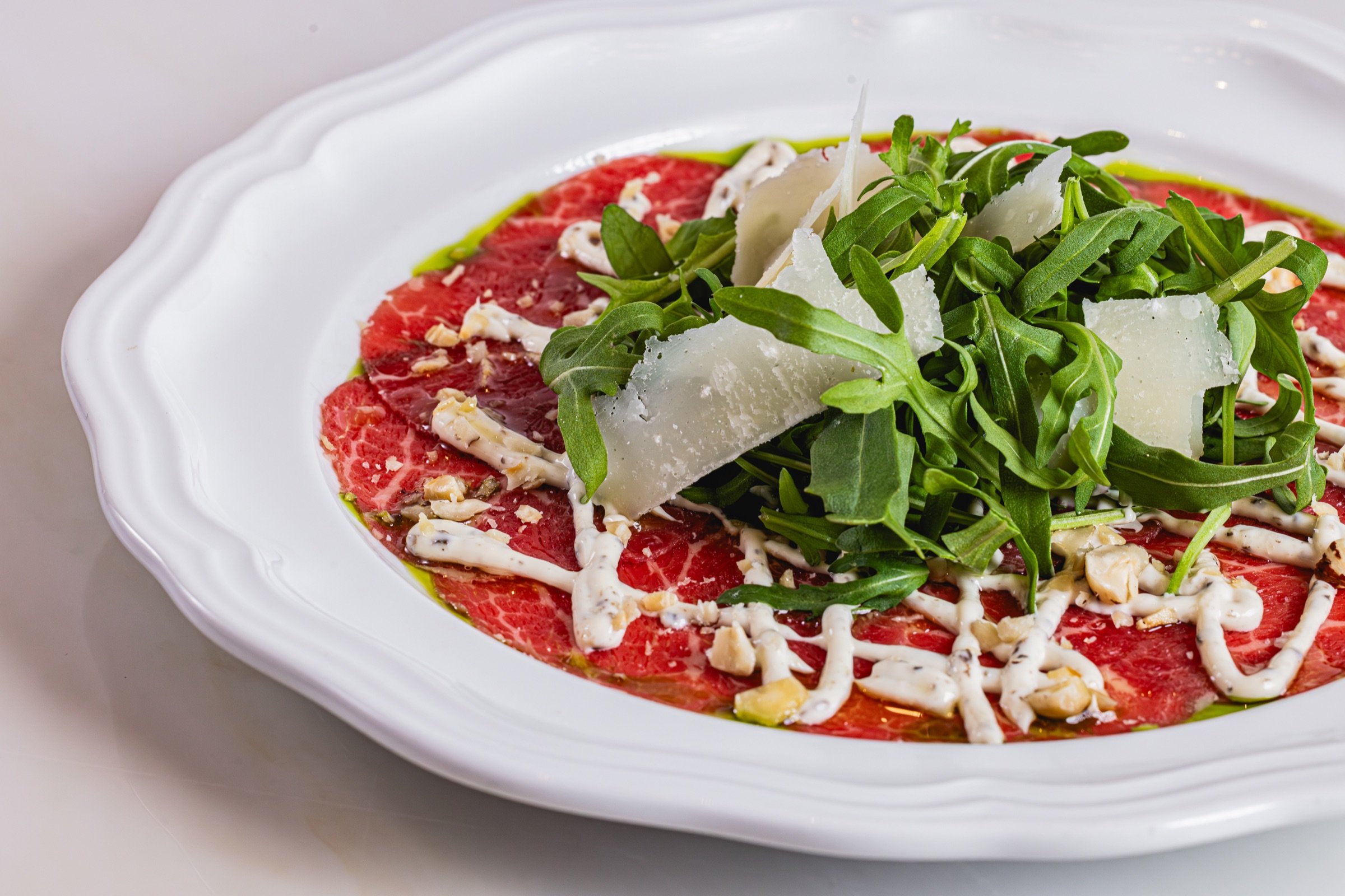Luma beef carpaccio at The Ritz-Carlton Key Biscayne