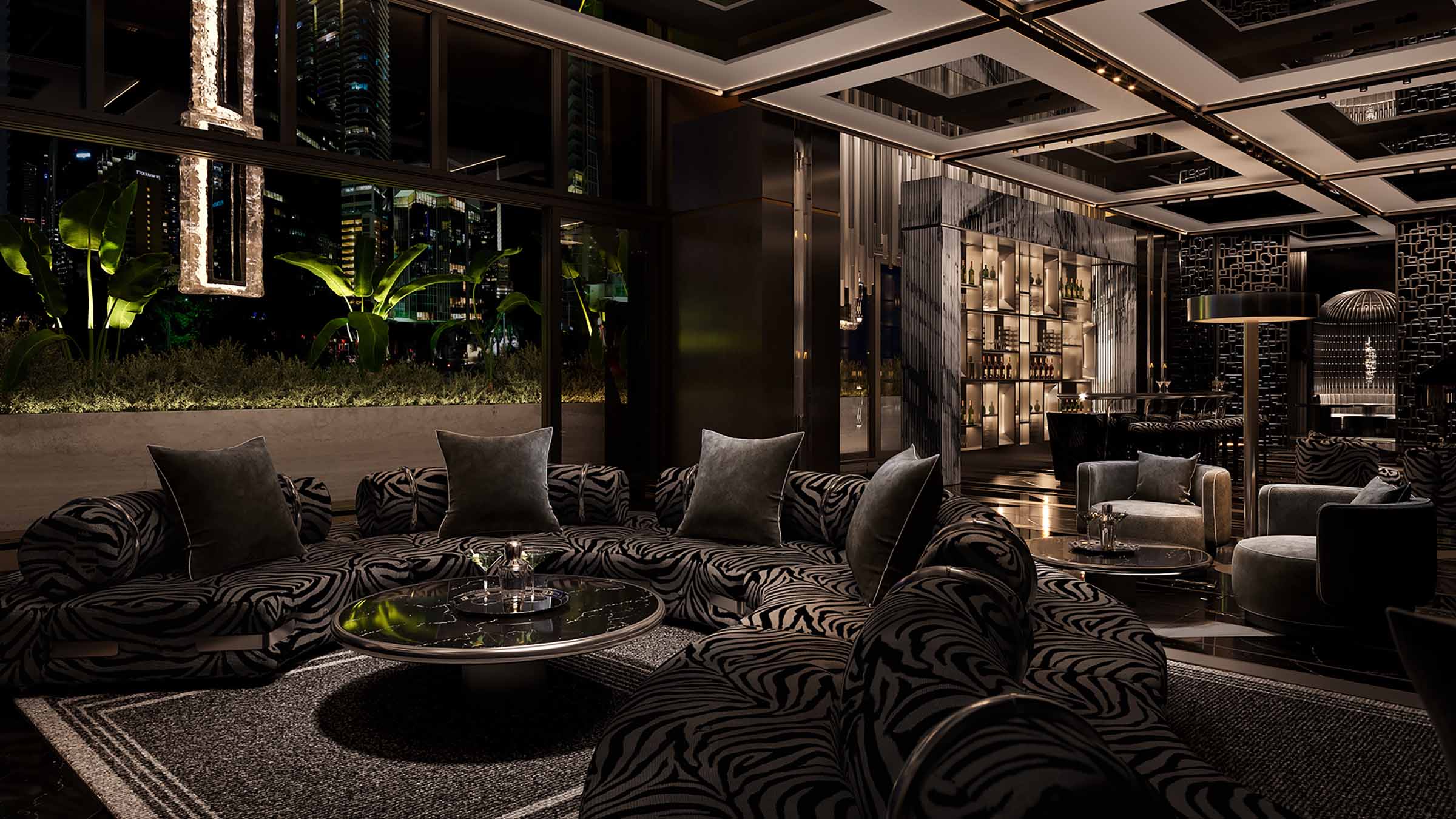 888 Brickell by Dolce and Gabbana lounge bar