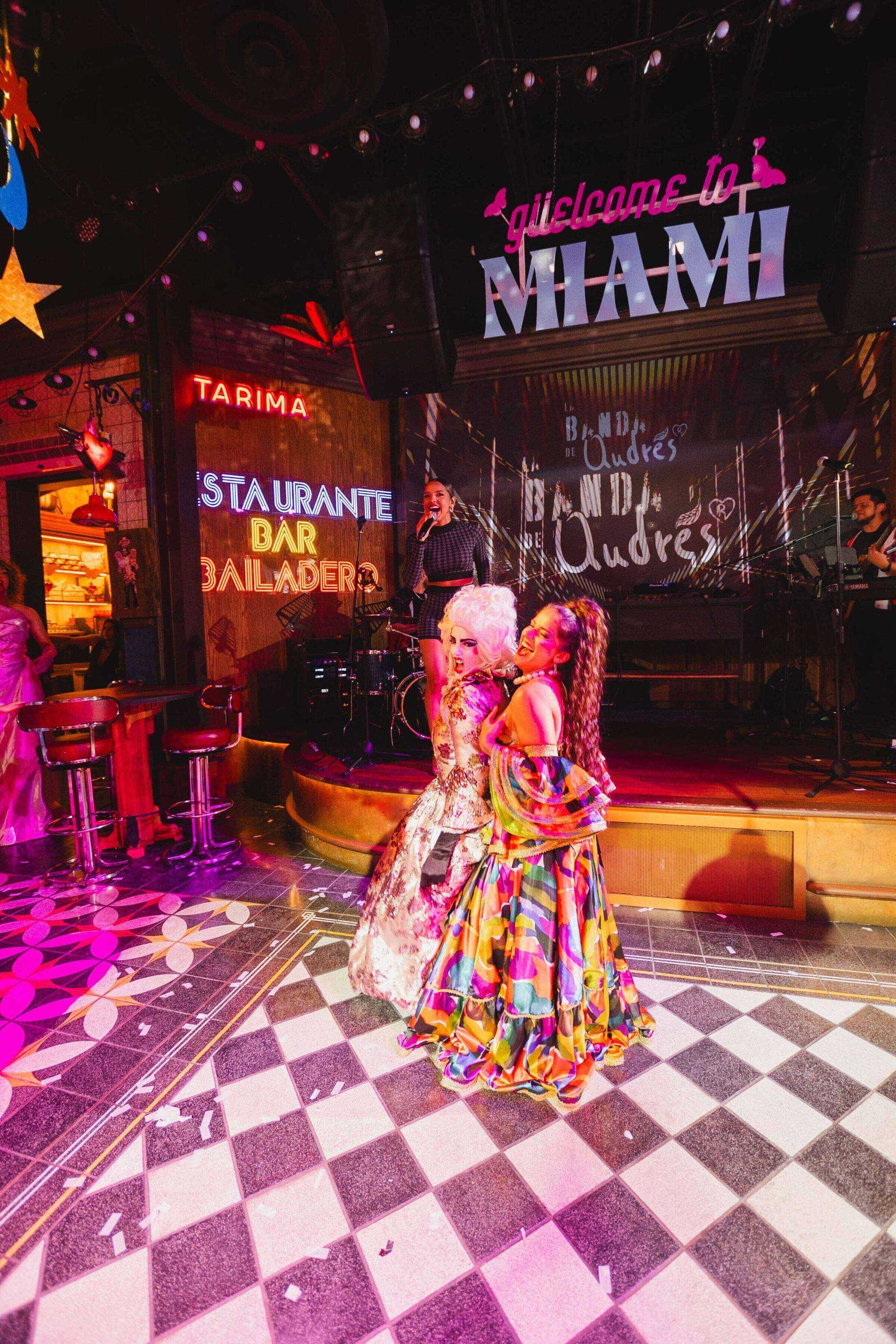 Borondo lounge in Miami Beach