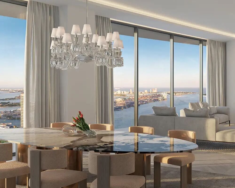 Residence rendering, Baccarat Residences Brickell
