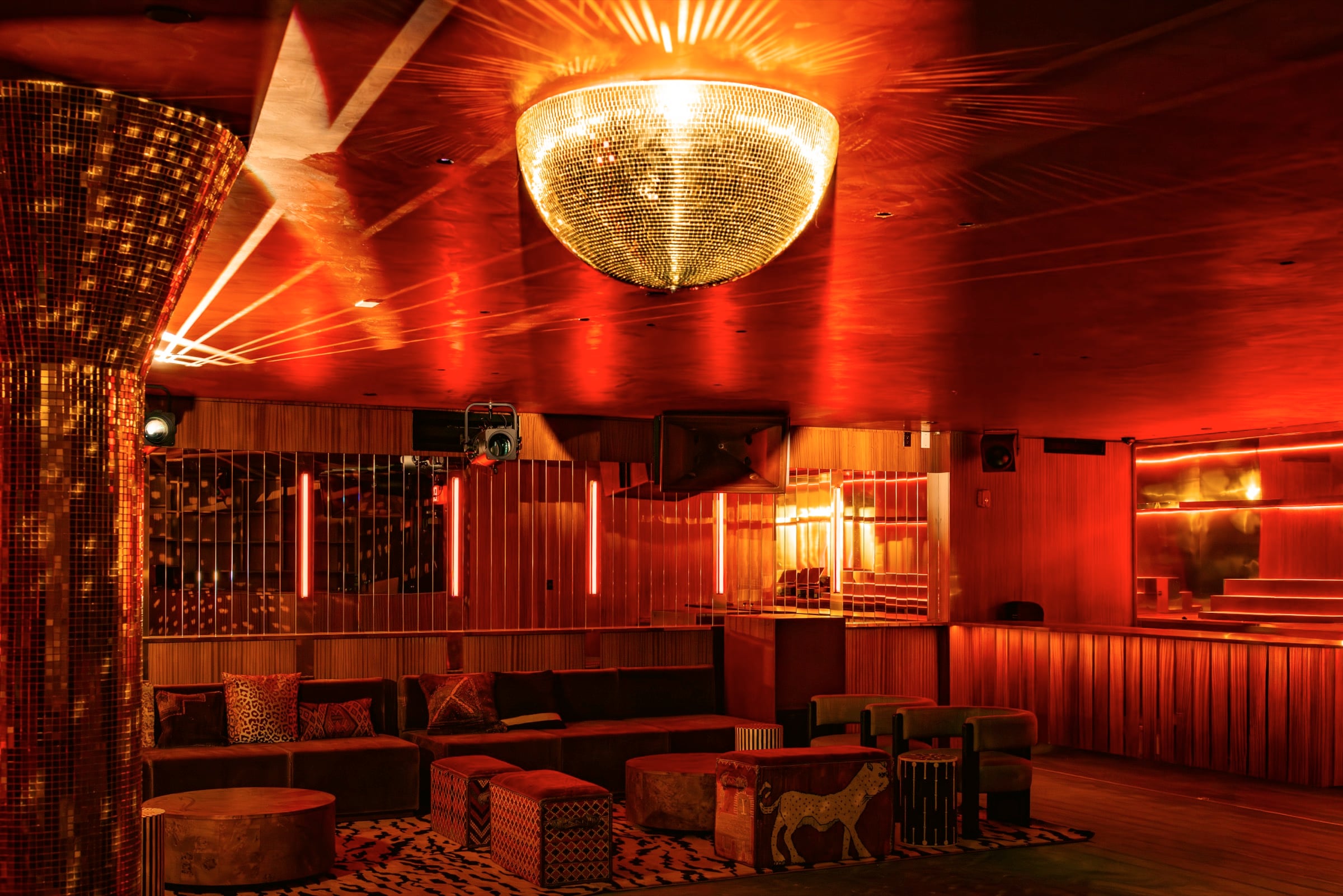 Lion's Den vinyl lounge above Fooq's in Miami