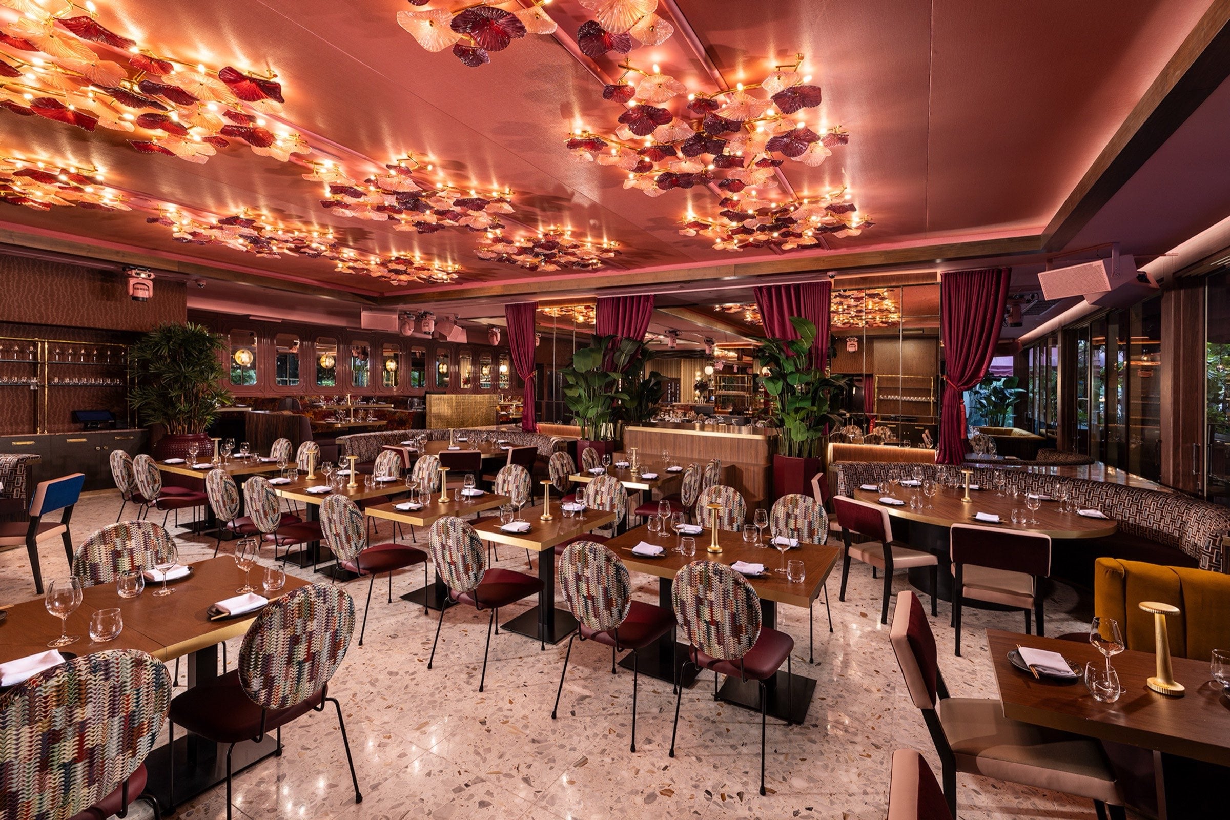 Main dining room at Marion Miami