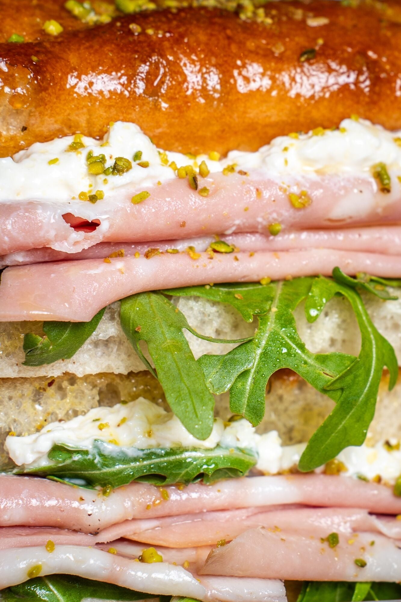 A pistachio panini at Panini & Fromage