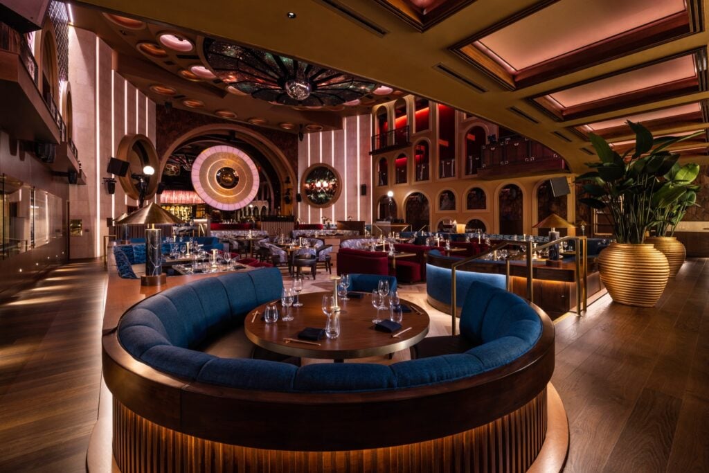 Main dining room at Queen Miami Beach