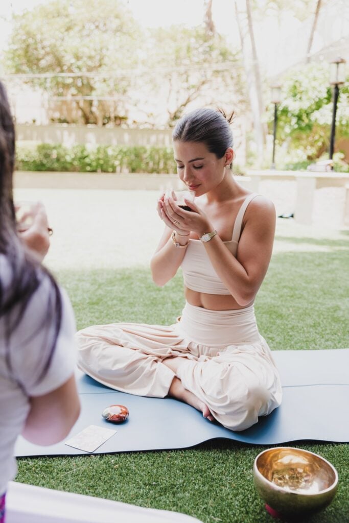 Wellness ritual with ceremonial cacao at The Ritz-Carlton Coconut Grove