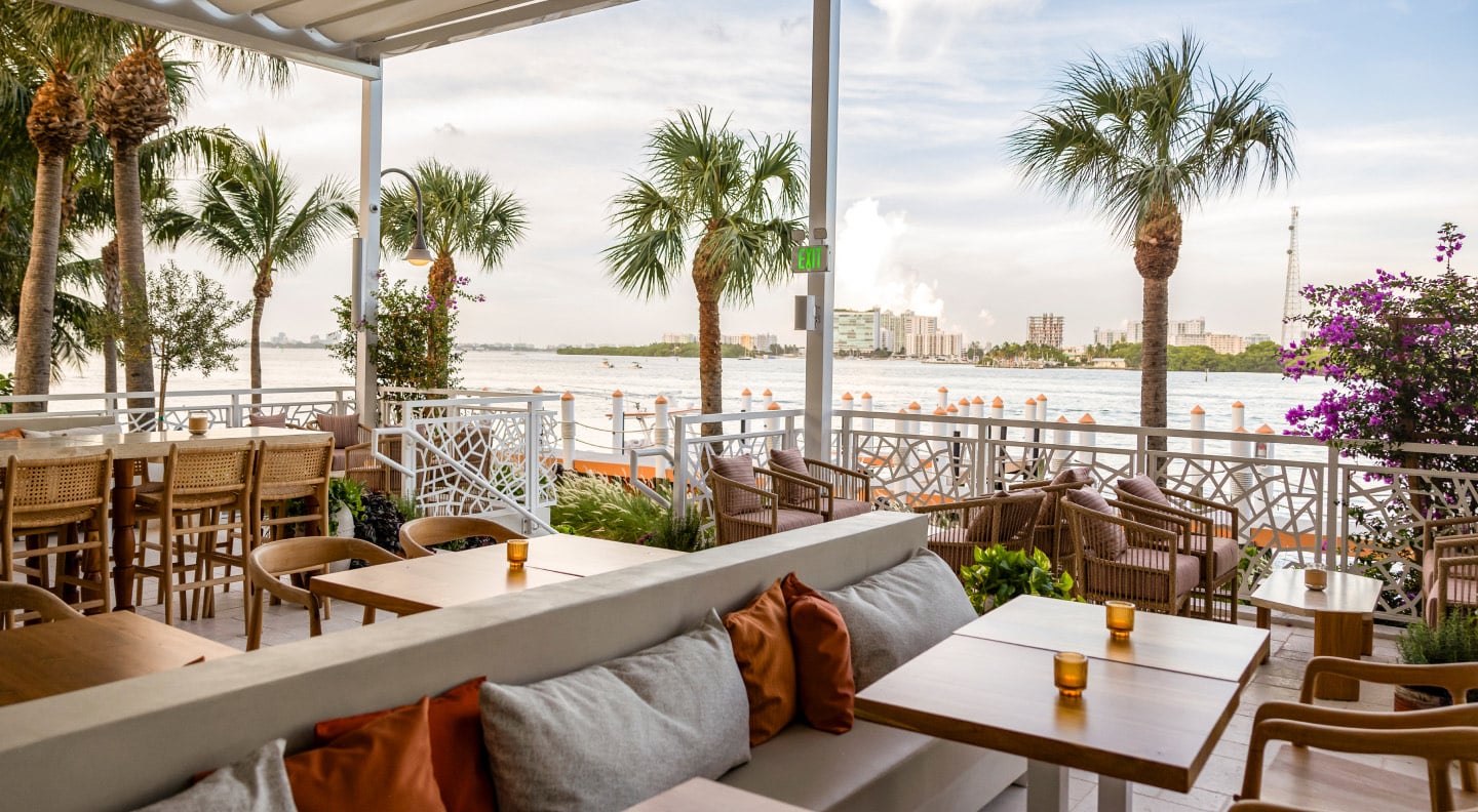 YAYA Coastal Cuisine terrace lounge