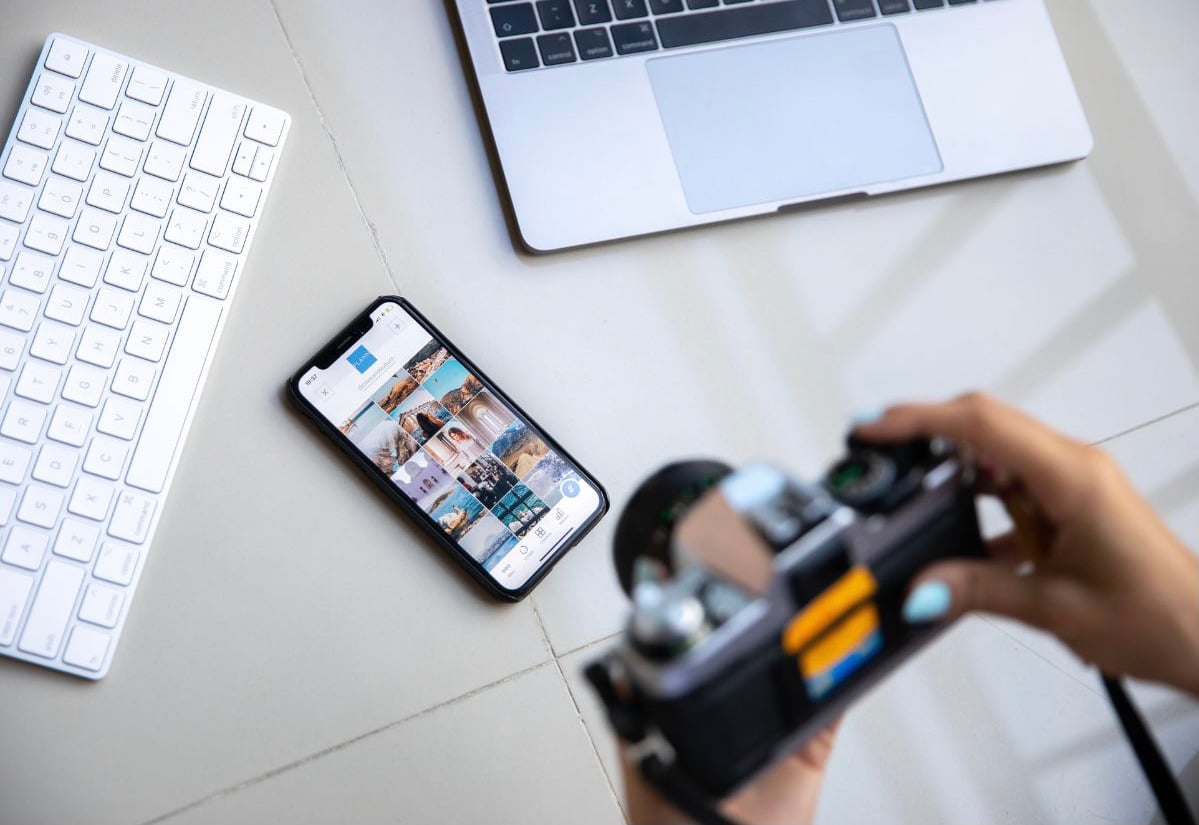 Social media apps on a smartphone screen