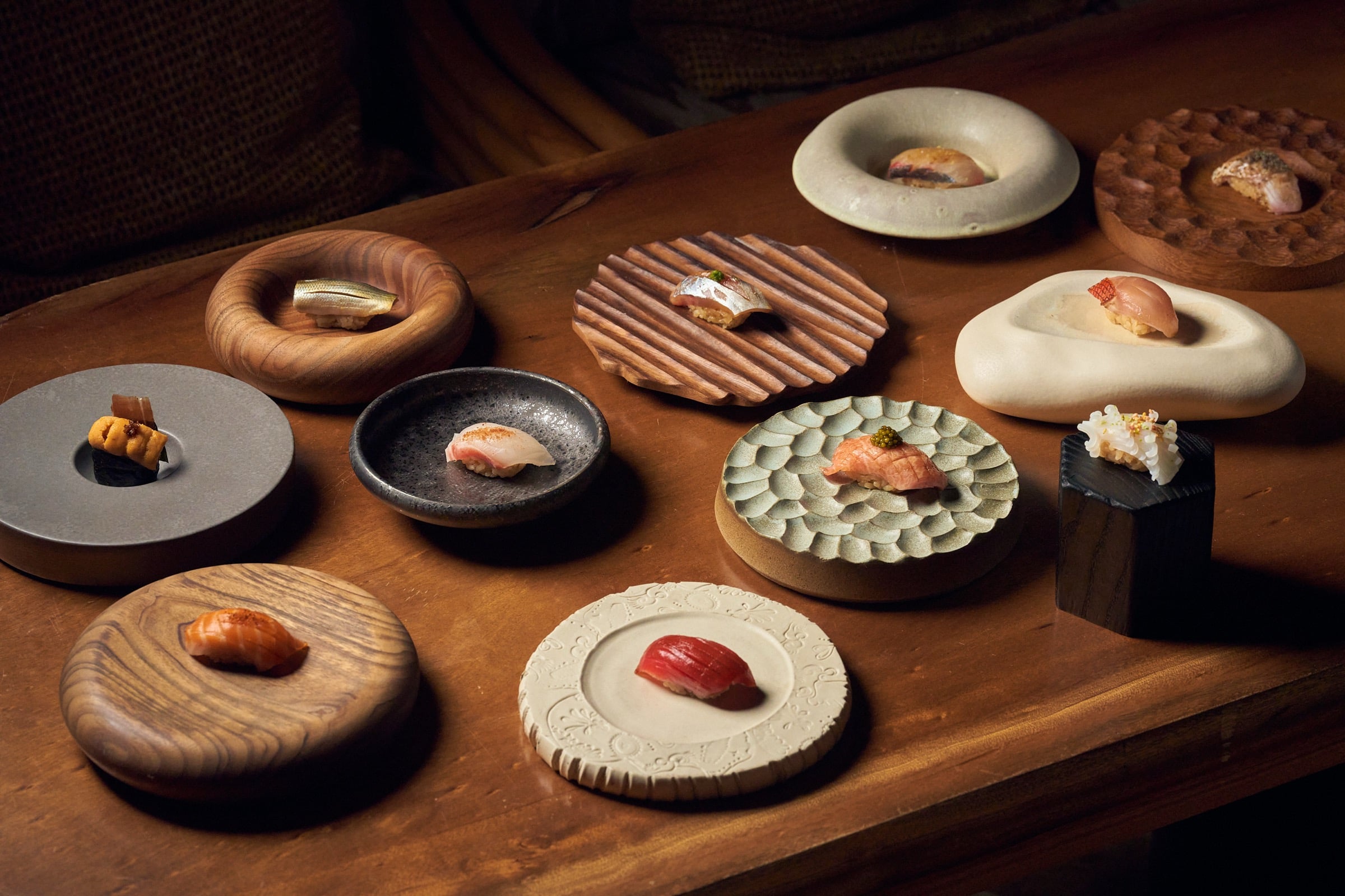 MILA Omakase nigiri selection