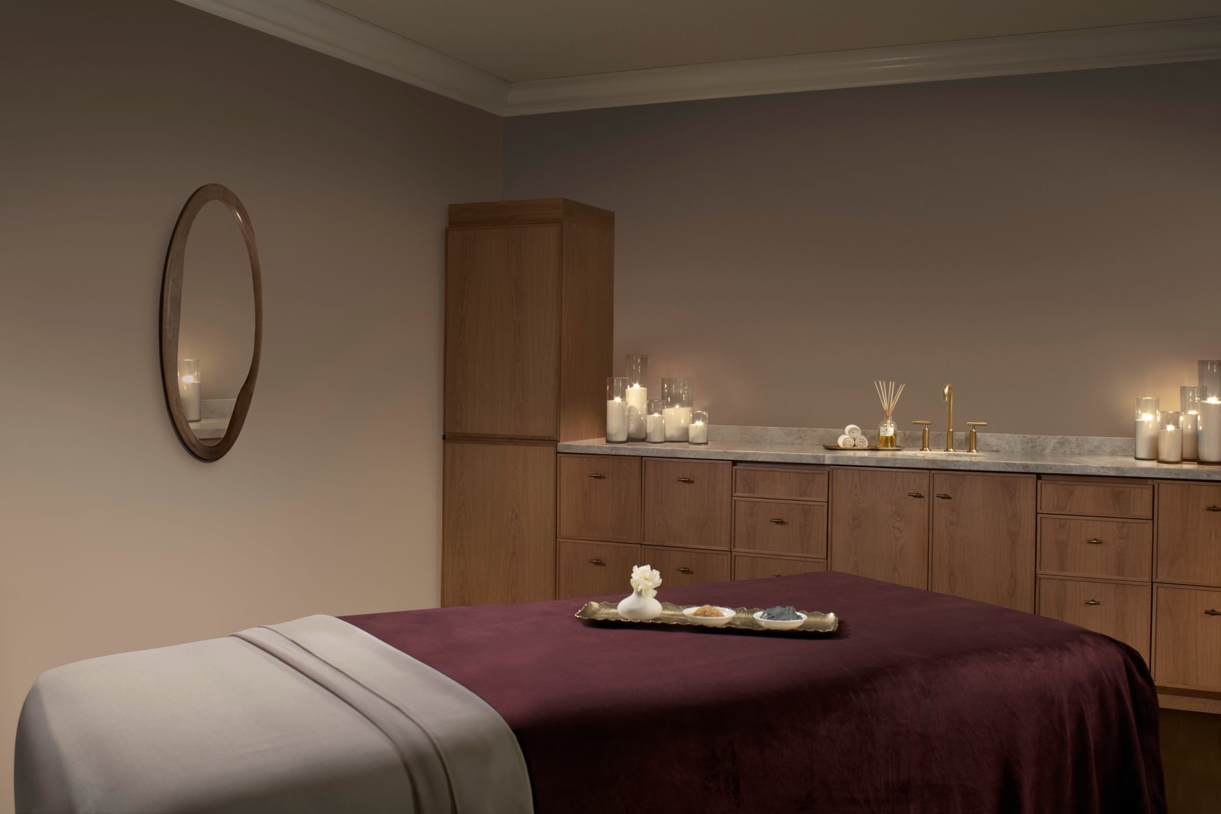 Treatment room at The Ritz-Carlton Spa, Key Biscayne