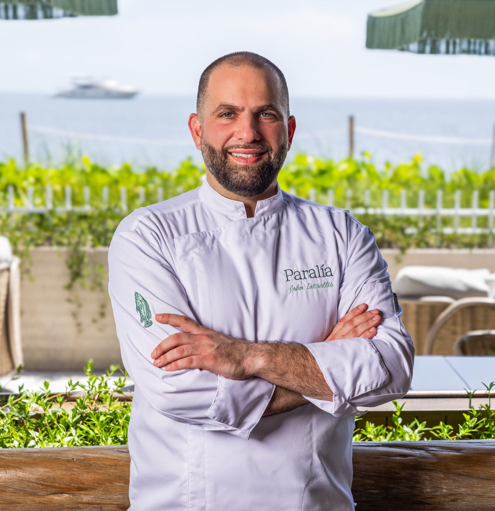 Chef John Iatrellis at Paralía in Key Biscayne