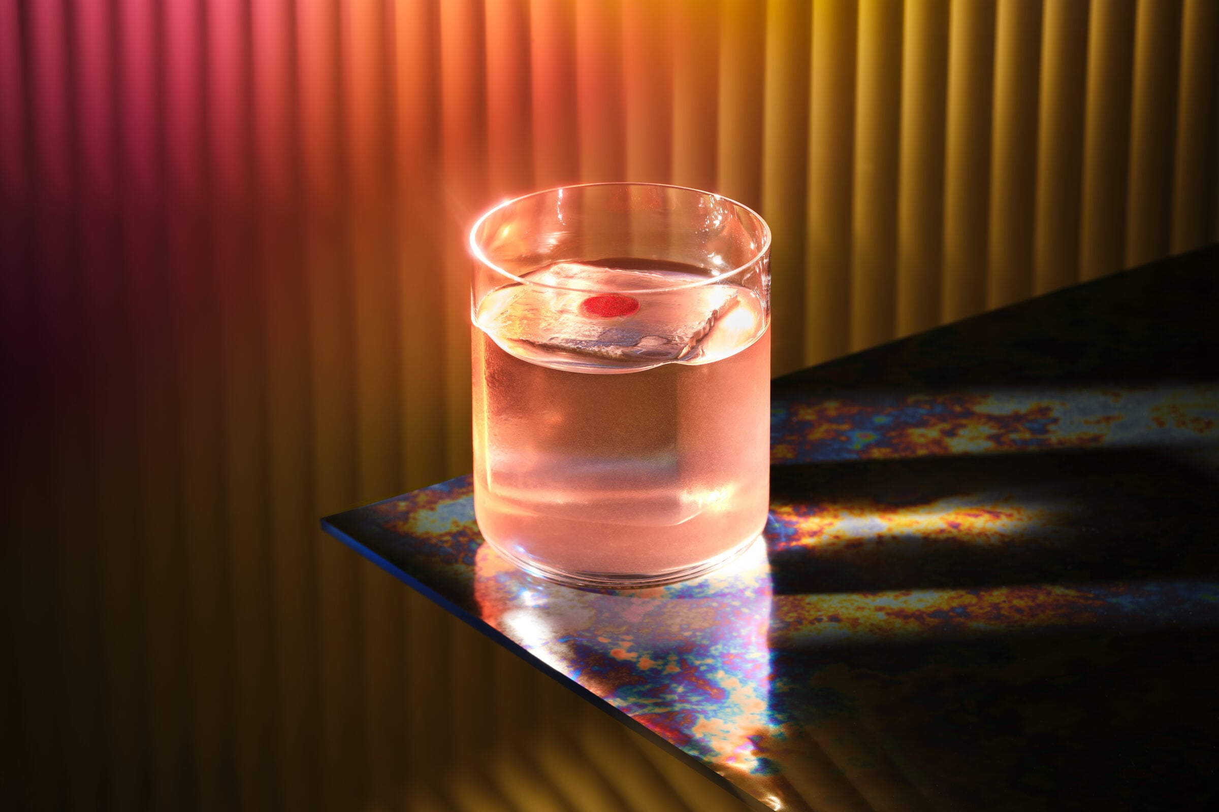 Golden Riviera cocktail at Sexy Fish Miami