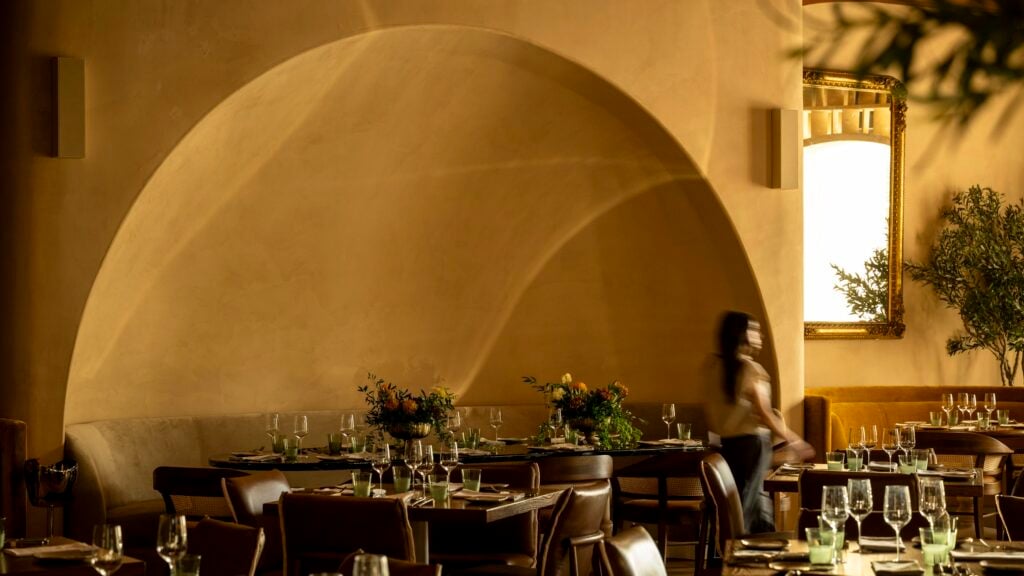 The arched dining room at MIKA at The Plaza Coral Gables